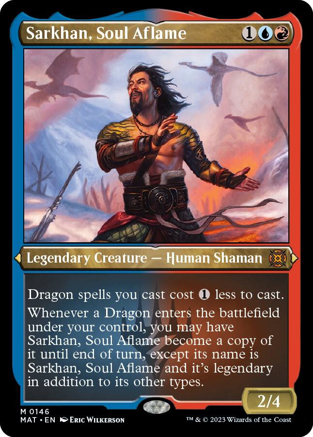 Sarkhan, Soul Aflame (Foil Etched) 146 card from March of the Machine: The Aftermath