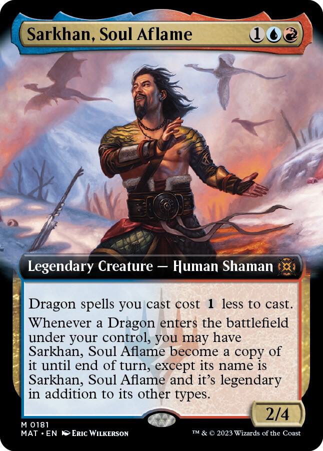 Sarkhan, Soul Aflame (Extended Art) 181 card from March of the Machine: The Aftermath