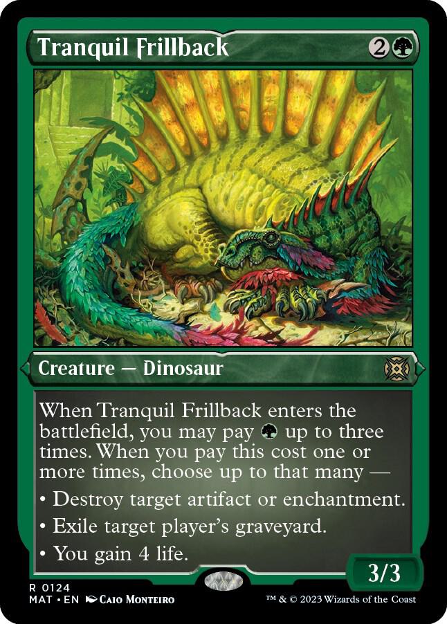 Tranquil Frillback (Foil Etched) 124 card from March of the Machine: The Aftermath