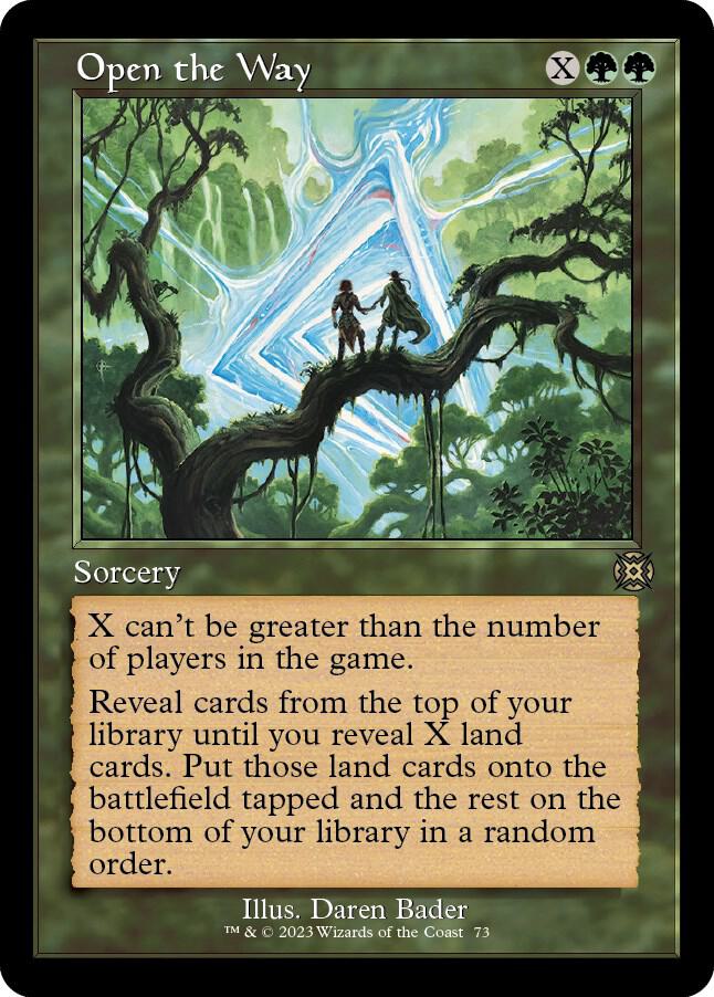 Open the Way (Retro Frame) 73 card from March of the Machine: The Aftermath