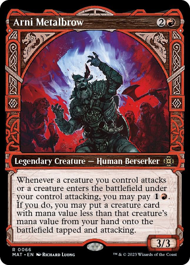 Arni Metalbrow (Showcase) 66 card from March of the Machine: The Aftermath