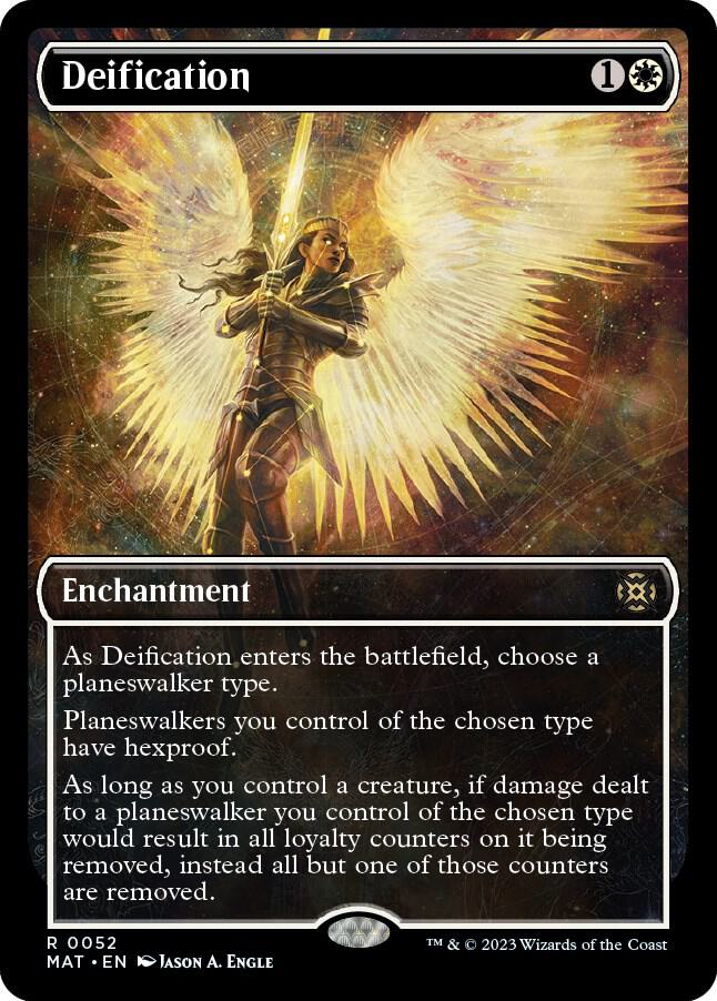 Deification (Showcase) 52 card from March of the Machine: The Aftermath