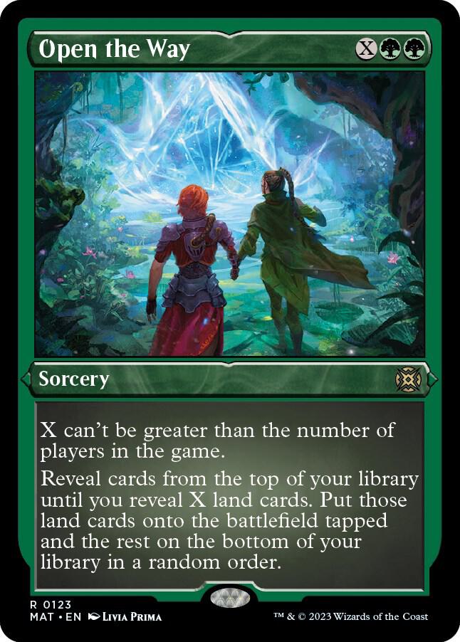 Open the Way (Foil Etched) 123 card from March of the Machine: The Aftermath