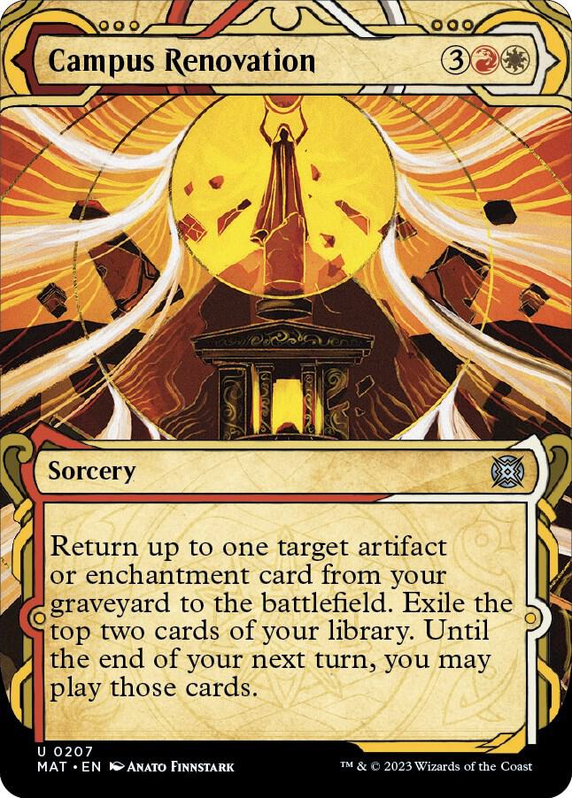 Campus Renovation (Halo Foil) 207 card from March of the Machine: The Aftermath