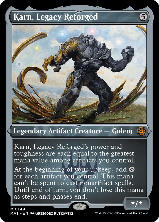 Karn, Legacy Reforged (Foil Etched) 149 card from March of the Machine: The Aftermath
