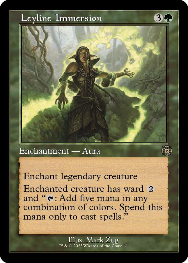 Leyline Immersion (Retro Frame) 71 card from March of the Machine: The Aftermath