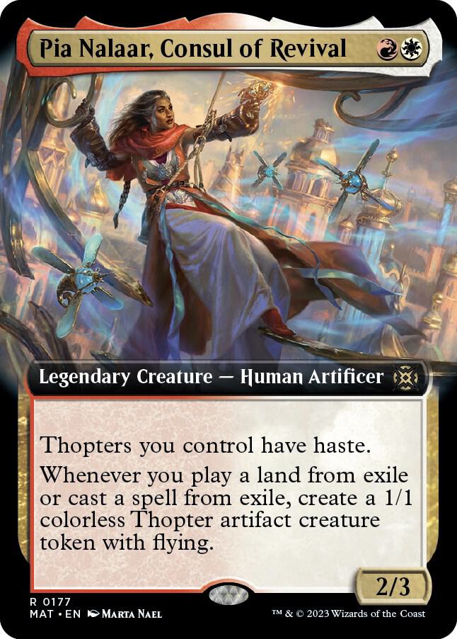 Pia Nalaar, Consul of Revival (Extended Art) 177 card from March of the Machine: The Aftermath