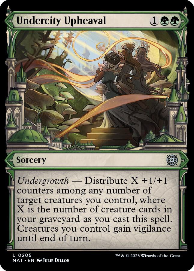 Undercity Upheaval (Halo Foil) 205 card from March of the Machine: The Aftermath