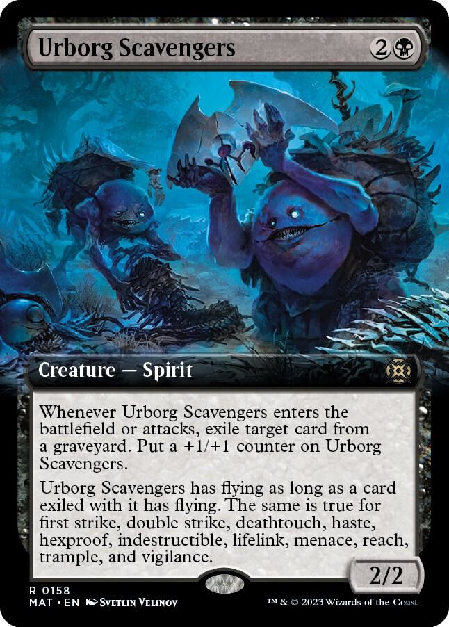 Urborg Scavengers (Extended Art) 158 card from March of the Machine: The Aftermath