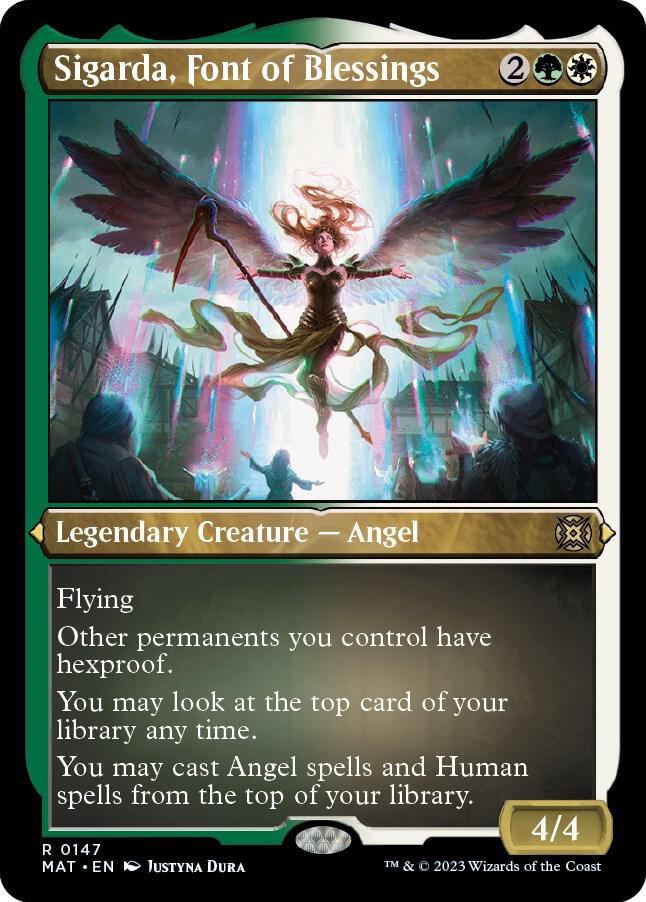 Sigarda, Font of Blessings (Foil Etched) 147 card from March of the Machine: The Aftermath