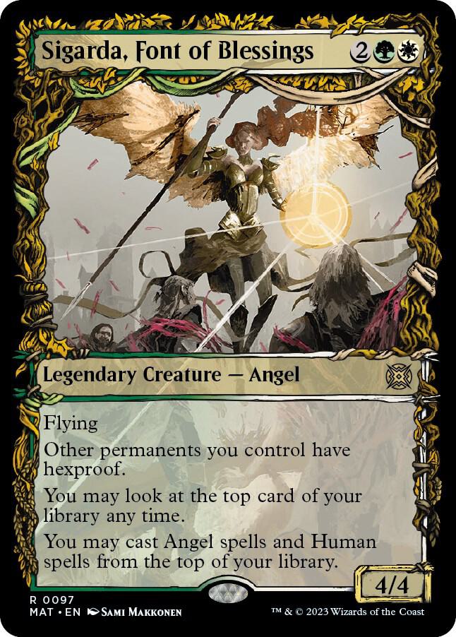 Sigarda, Font of Blessings (Showcase) 97 card from March of the Machine: The Aftermath