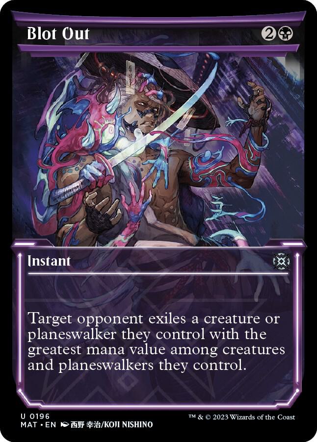 Blot Out (Halo Foil) 196 card from March of the Machine: The Aftermath