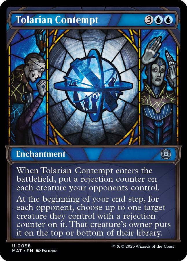Tolarian Contempt (Showcase) 58 card from March of the Machine: The Aftermath
