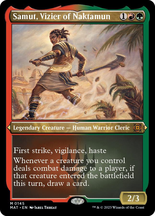 Samut, Vizier of Naktamun (Foil Etched) 145 card from March of the Machine: The Aftermath