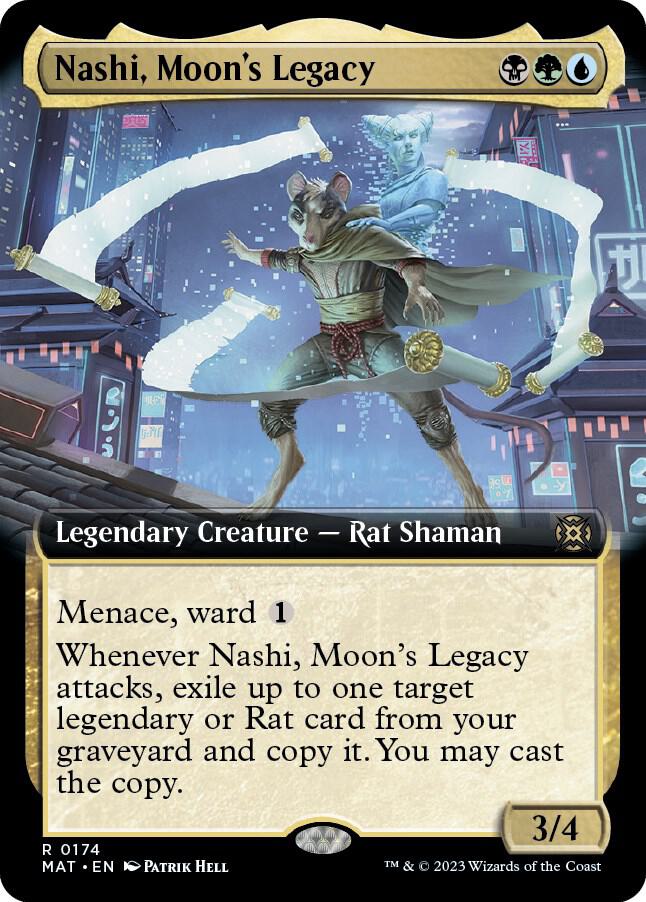 Nashi, Moon's Legacy (Extended Art) 174 card from March of the Machine: The Aftermath