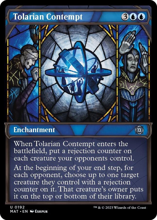 Tolarian Contempt (Halo Foil) 192 card from March of the Machine: The Aftermath