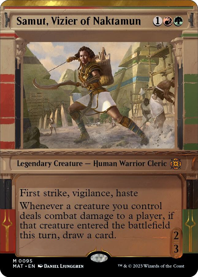 Samut, Vizier of Naktamun (Showcase) 95 card from March of the Machine: The Aftermath