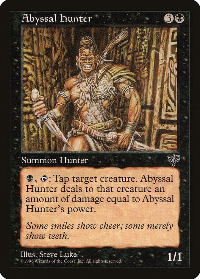 Abyssal Hunter card from Mirage