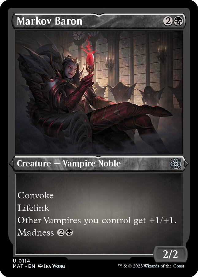 Markov Baron (Foil Etched) 114 card from March of the Machine: The Aftermath