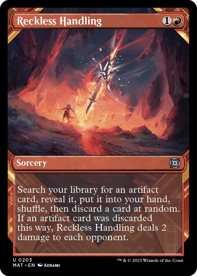 Reckless Handling (Halo Foil) 203 card from March of the Machine: The Aftermath