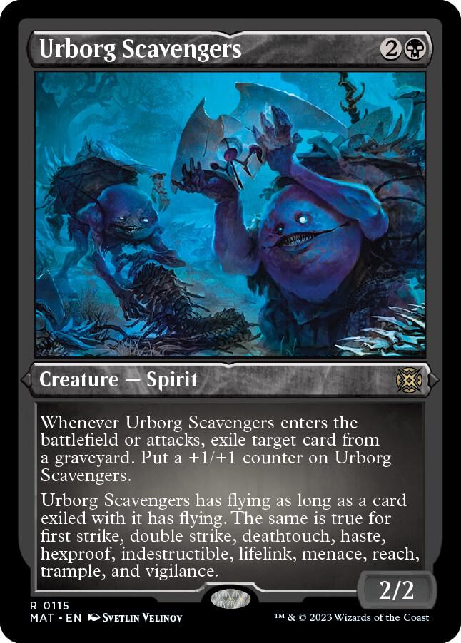 Urborg Scavengers (Foil Etched) 115 card from March of the Machine: The Aftermath