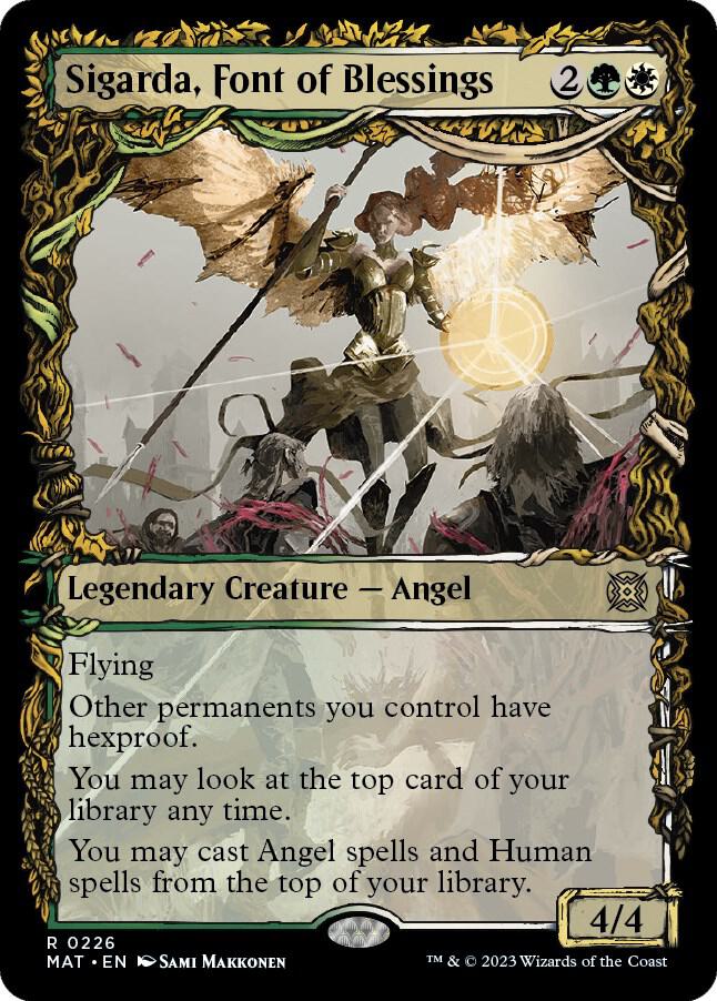 Sigarda, Font of Blessings (Halo Foil) 226 card from March of the Machine: The Aftermath