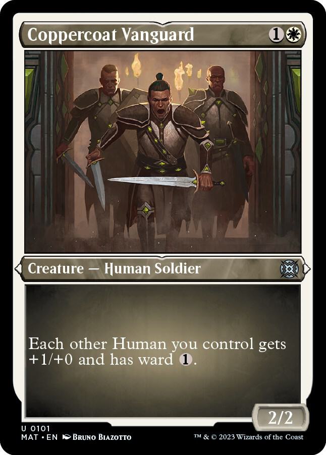 Coppercoat Vanguard (Foil Etched) 101 card from March of the Machine: The Aftermath