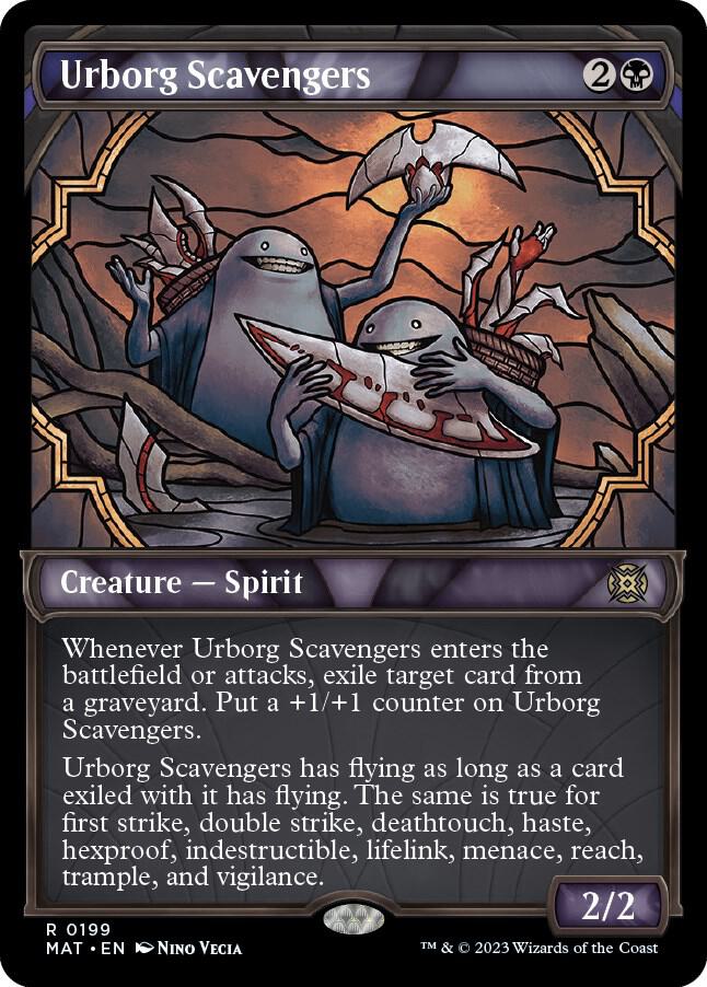 Urborg Scavengers (Halo Foil) 199 card from March of the Machine: The Aftermath