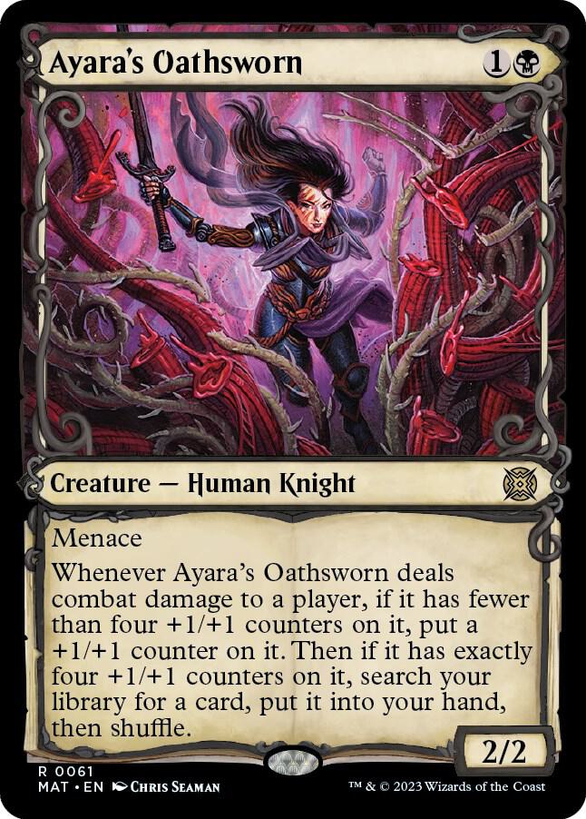 Ayara's Oathsworn (Showcase) 61 card from March of the Machine: The Aftermath