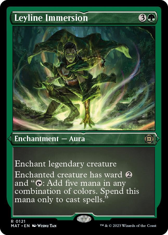 Leyline Immersion (Foil Etched) 121 card from March of the Machine: The Aftermath