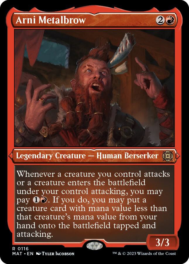 Arni Metalbrow (Foil Etched) 116 card from March of the Machine: The Aftermath
