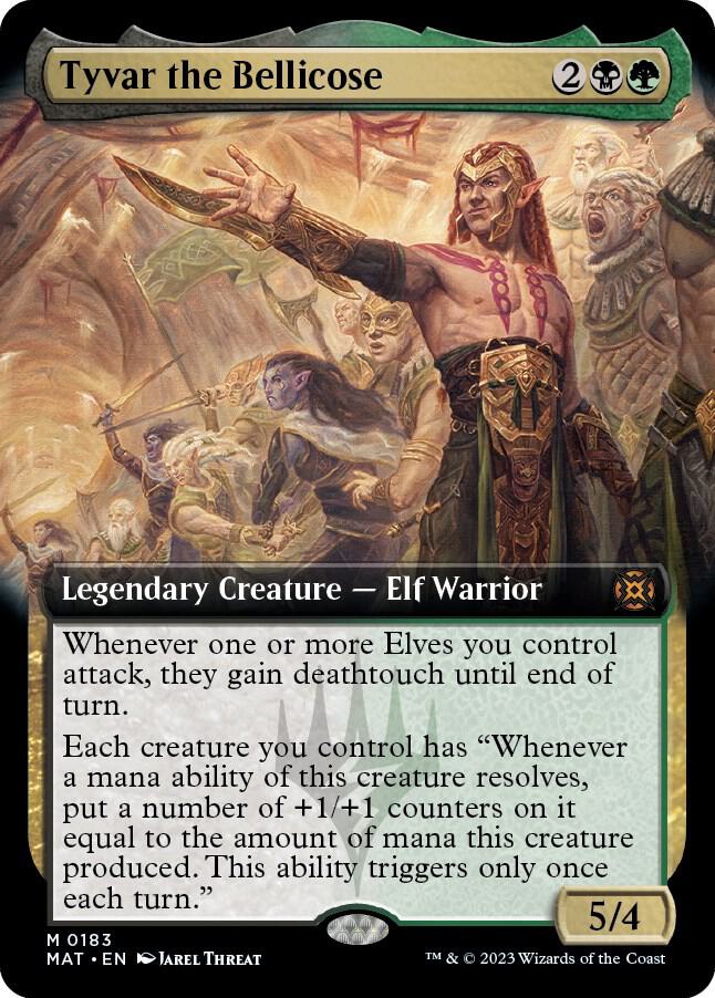Tyvar the Bellicose (Extended Art) 183 card from March of the Machine: The Aftermath