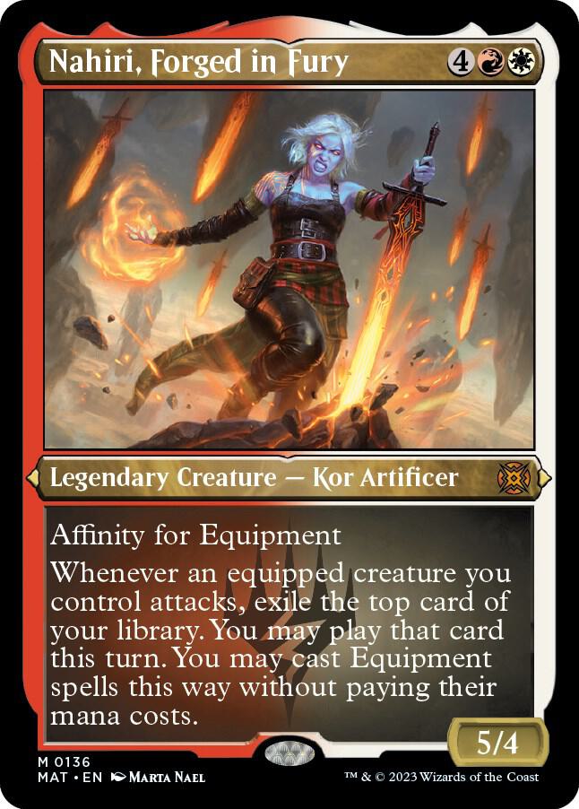 Nahiri, Forged in Fury (Foil Etched) 136 card from March of the Machine: The Aftermath