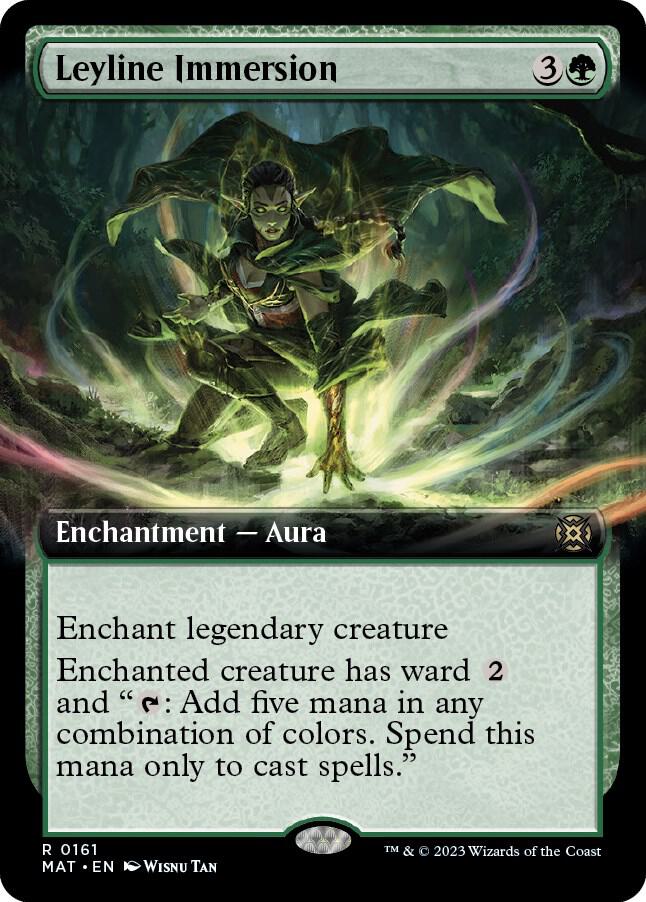 Leyline Immersion (Extended Art) 161 card from March of the Machine: The Aftermath