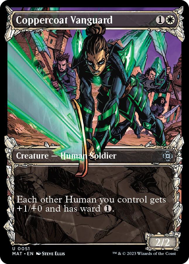 Coppercoat Vanguard (Showcase) 51 card from March of the Machine: The Aftermath