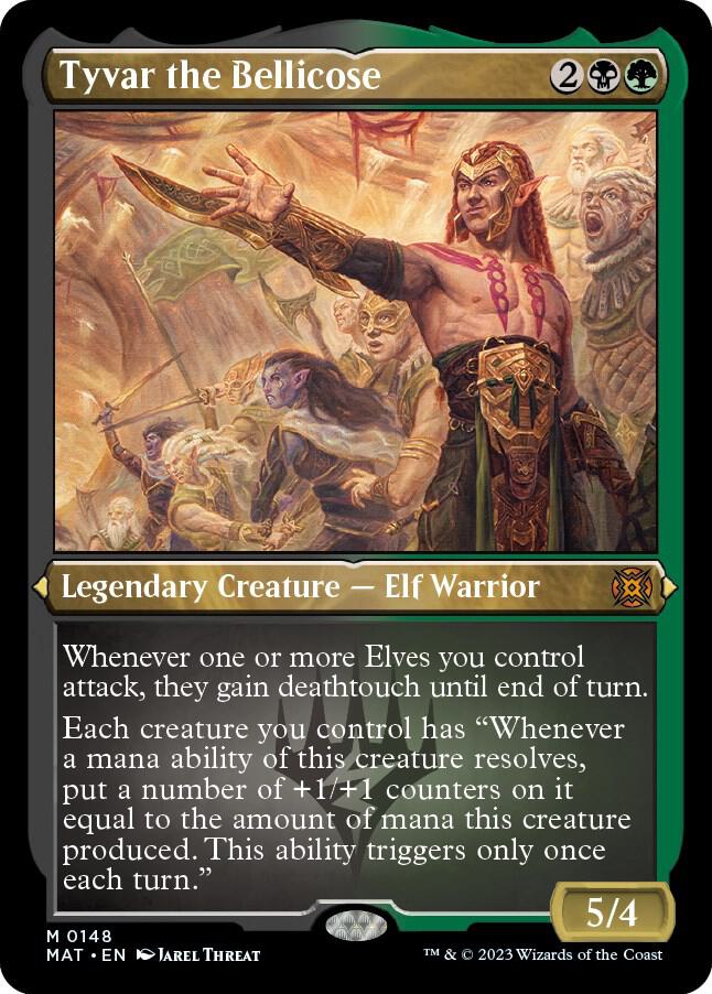 Tyvar the Bellicose (Foil Etched) 148 card from March of the Machine: The Aftermath