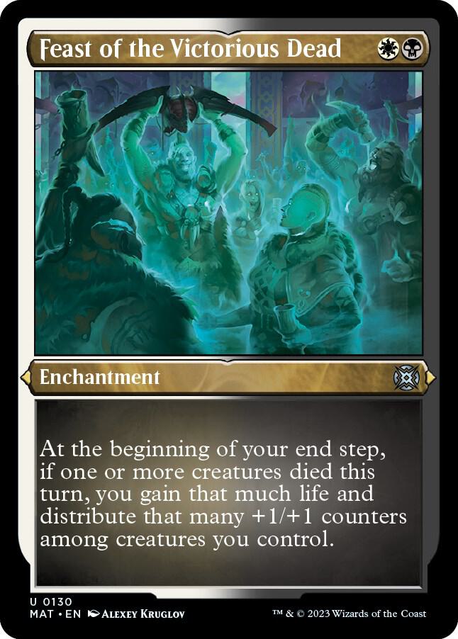 Feast of the Victorious Dead (Foil Etched) 130 card from March of the Machine: The Aftermath