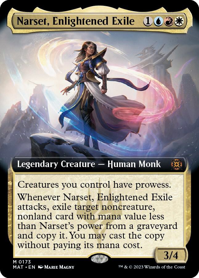 Narset, Enlightened Exile (Extended Art) 173 card from March of the Machine: The Aftermath