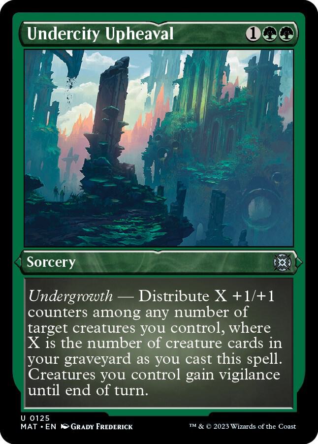 Undercity Upheaval (Foil Etched) 125 card from March of the Machine: The Aftermath