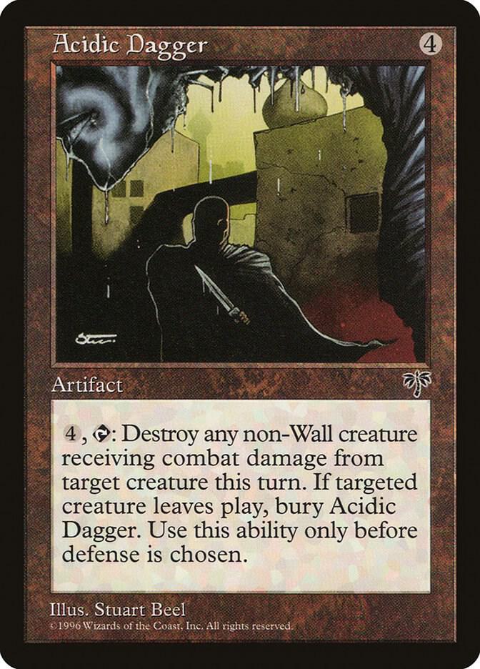 Acidic Dagger card from Mirage