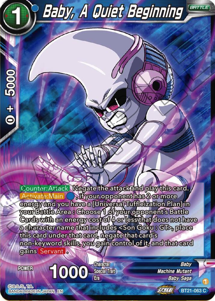 Baby, A Quiet Beginning BT21-063 card from Wild Resurgence