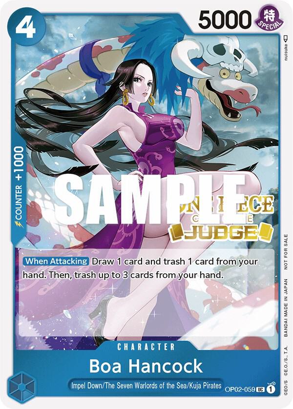 Boa Hancock (Judge) OP02-059 card from One Piece Promotion Cards