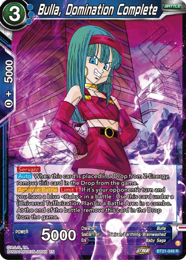 Bulla, Domination Complete BT21-049 card from Wild Resurgence