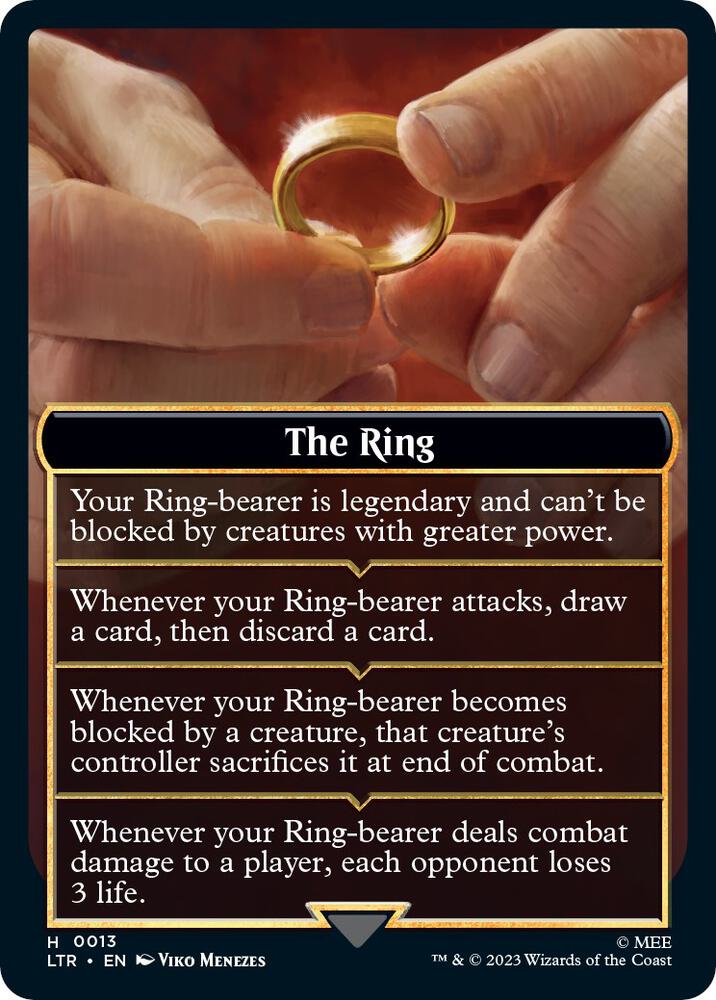 The Ring Helper Card 13 card from Universes Beyond: The Lord of the Rings: Tales of Middle-earth