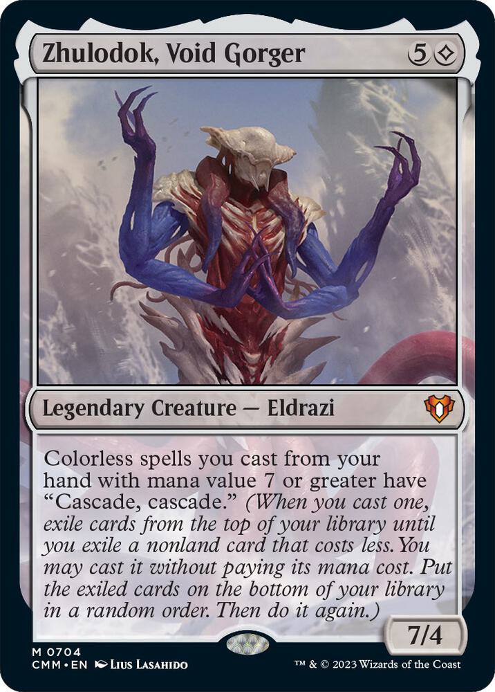 Zhulodok, Void Gorger 704 card from Commander Masters