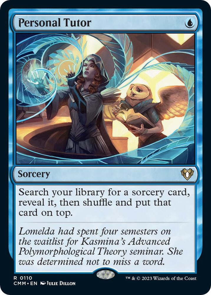 Personal Tutor 110 card from Commander Masters