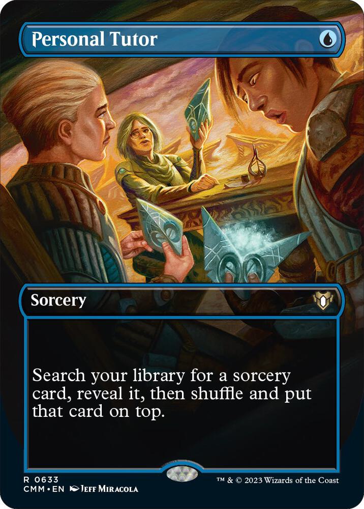Personal Tutor (Borderless) 633 card from Commander Masters