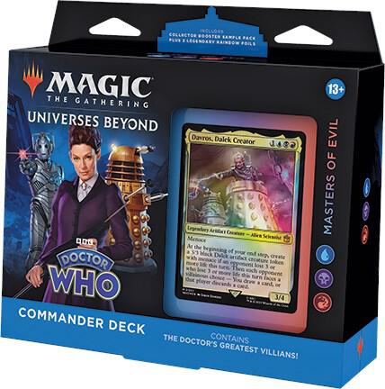 Universes Beyond: Doctor Who - Masters of Evil Commander Deck card from Universes Beyond: Doctor Who