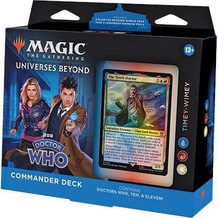 Universes Beyond: Doctor Who - Timey-Wimey Commander Deck card from Universes Beyond: Doctor Who