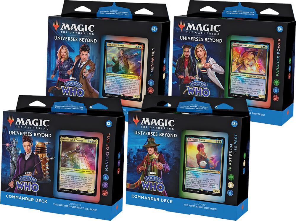 Universes Beyond: Doctor Who - Commander Deck Display card from Universes Beyond: Doctor Who